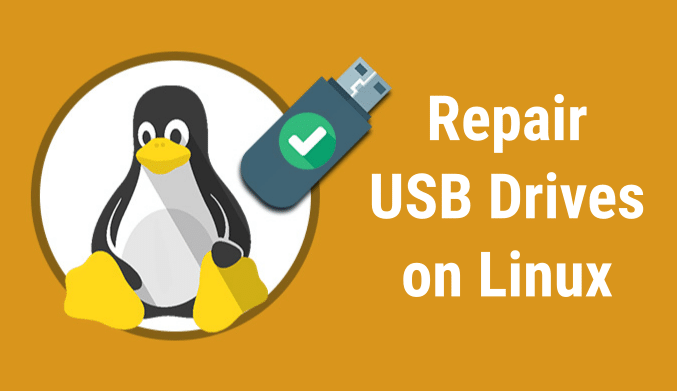How To Repair an USB Drive with Errors in Linux