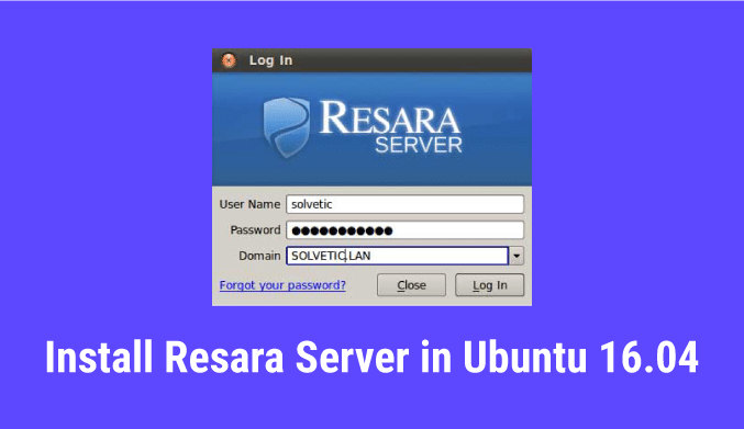 How To Install Resara Server on Ubuntu 16.04