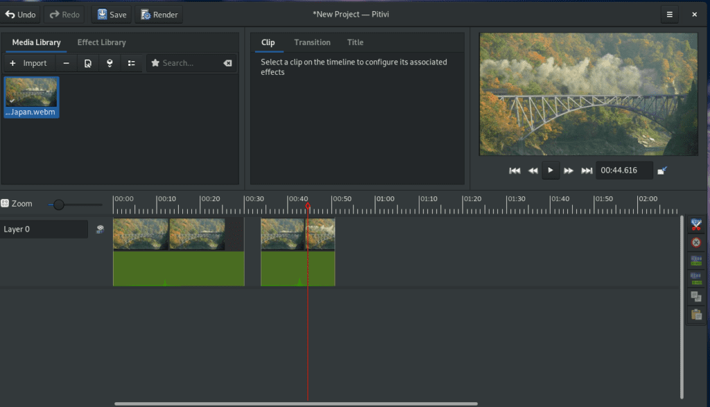 pitivi free open source video editing