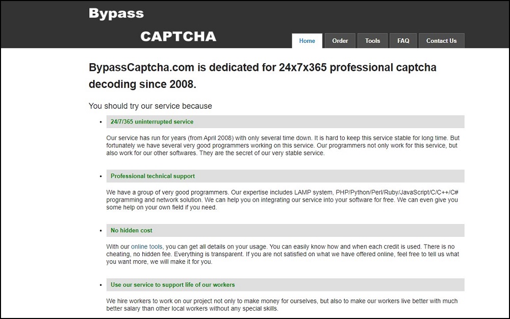 Bypass Captcha Overview