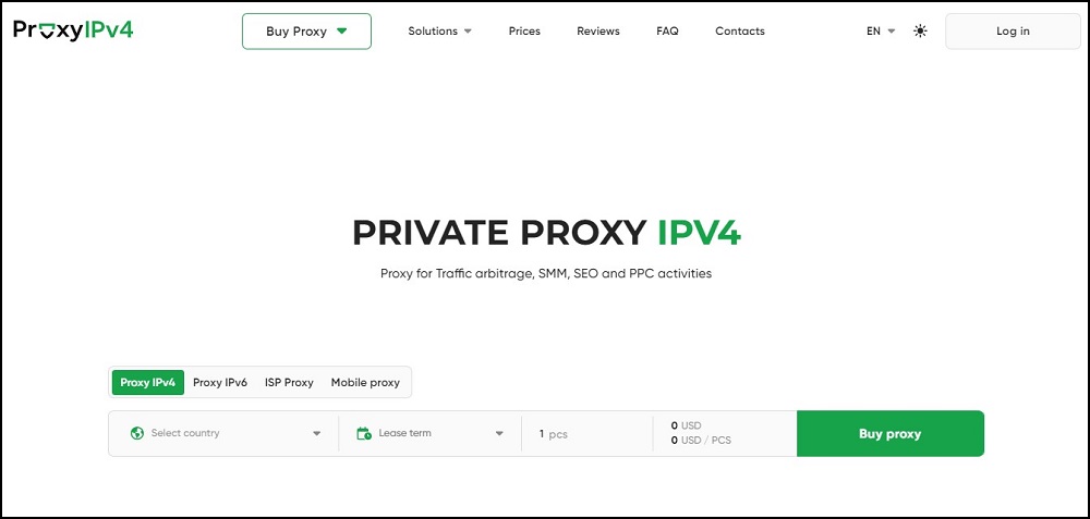 Proxy-IPv4 for Dedicated IPv4 Proxy Service