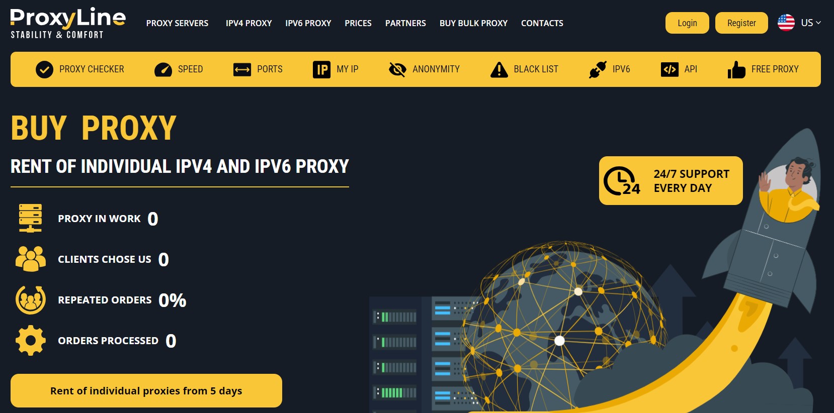 Proxyline — Best Alternative For Spaceproxy.Net