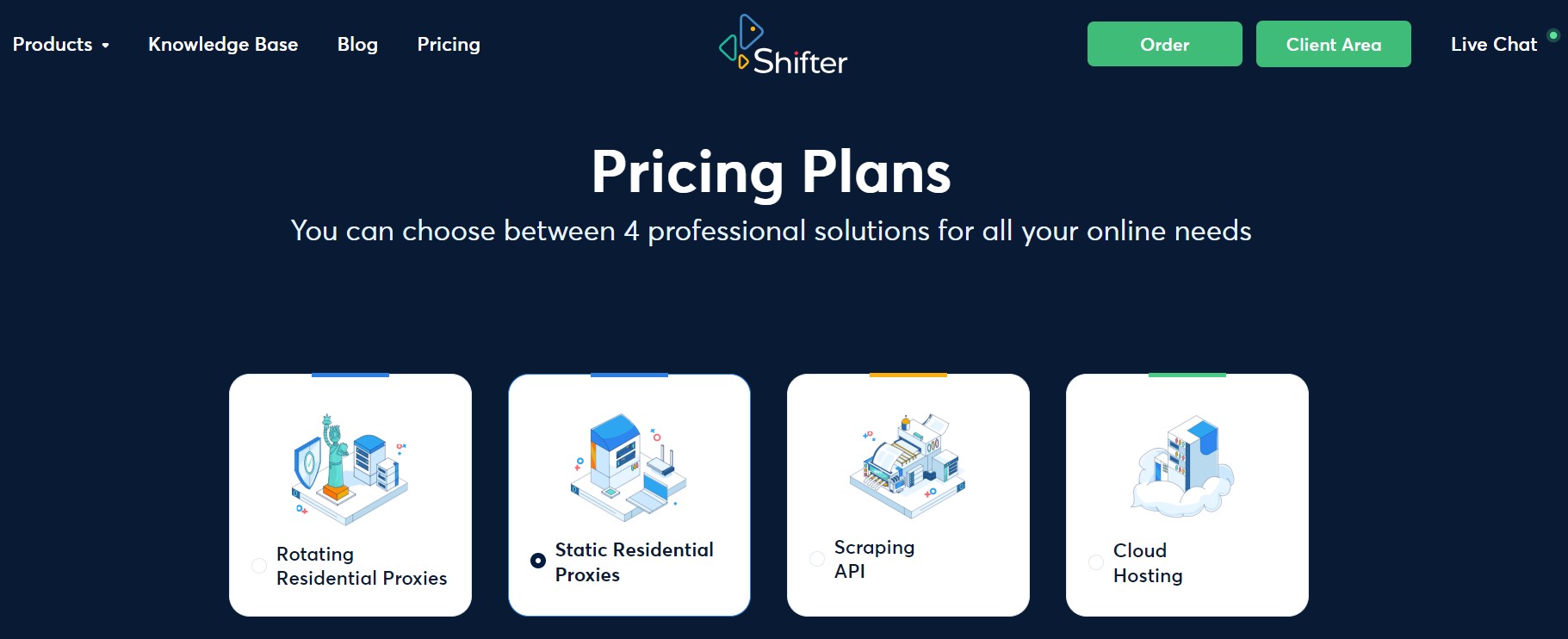 Shifter residential proxies
